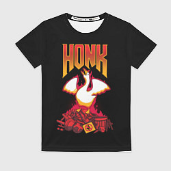 Женская футболка HONK Goose