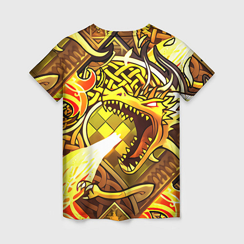 Женская футболка CS GO DRAGON LORE / 3D-принт – фото 2