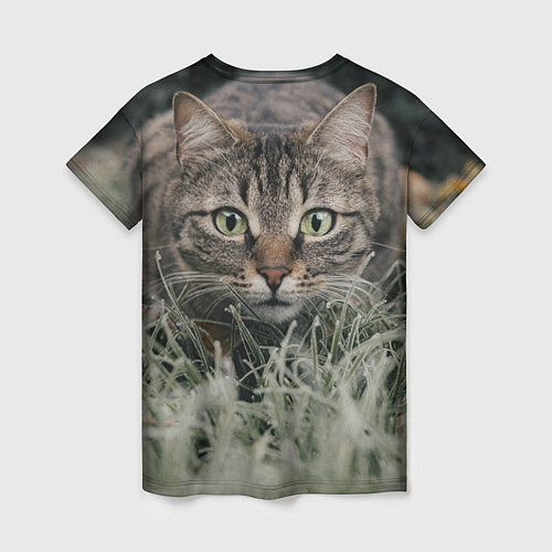 Женская футболка Кошка / 3D-принт – фото 2