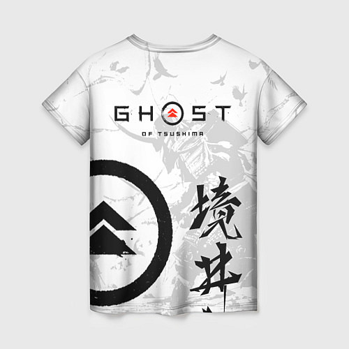 Женская футболка Ghost of Tsushima / 3D-принт – фото 2