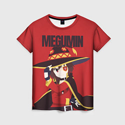 Футболка женская Megumin, цвет: 3D-принт