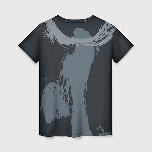 Женская футболка Ворон / 3D-принт – фото 2