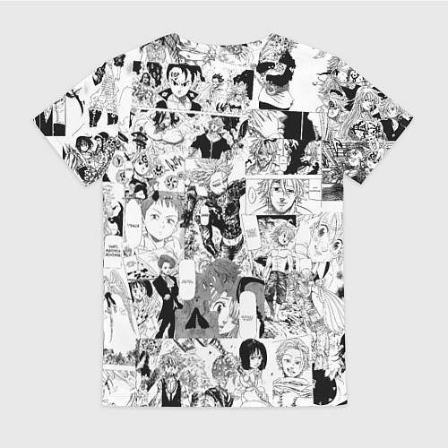 Женская футболка Семь смертных грехов / 3D-принт – фото 2