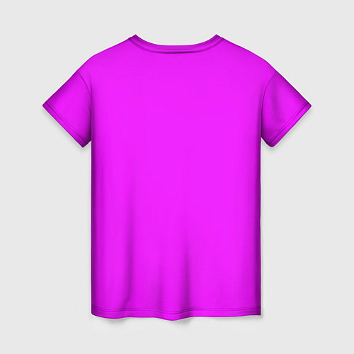 Женская футболка Маджента без рисунка / 3D-принт – фото 2