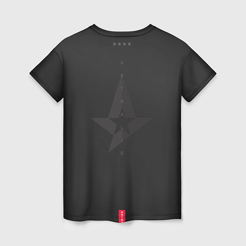 Женская футболка Astralis Jersey Pro 202122 / 3D-принт – фото 2