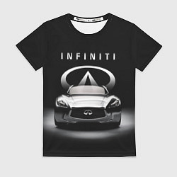 Футболка женская INFINITI, цвет: 3D-принт