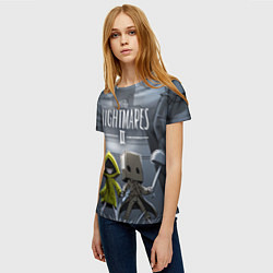 Футболка женская LITTLE NIGHTMARES 2, цвет: 3D-принт — фото 2