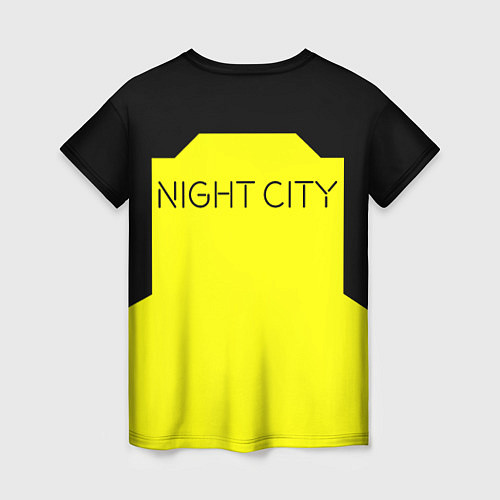 Женская футболка Cyberpunk 2077 nightcity / 3D-принт – фото 2