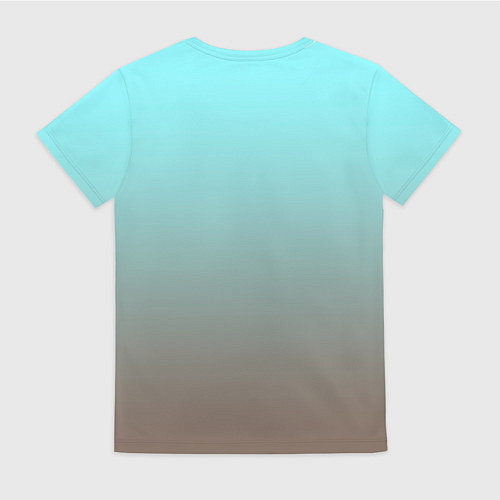 Женская футболка Малыш хаски / 3D-принт – фото 2