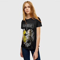 Футболка женская Little Nightmares II love, цвет: 3D-принт — фото 2