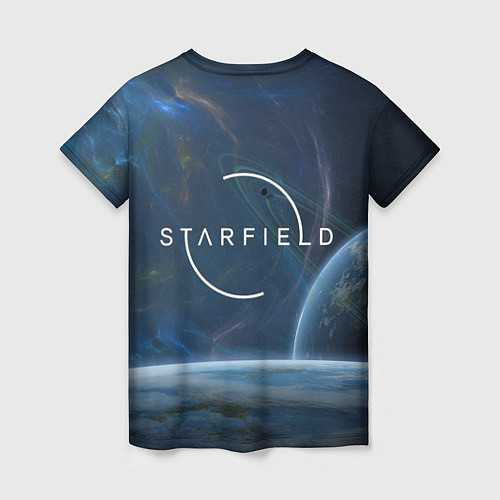 Женская футболка Starfield / 3D-принт – фото 2