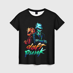 Футболка женская Daft Punk, цвет: 3D-принт