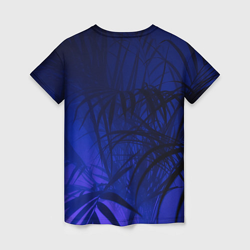 Женская футболка Тихие джунгли / 3D-принт – фото 2