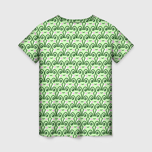 Женская футболка Милые лягушки / 3D-принт – фото 2