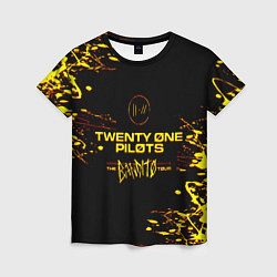 Футболка женская TWENTY ONE PILOTS TOP, цвет: 3D-принт