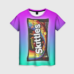 Женская футболка Skittles Черный