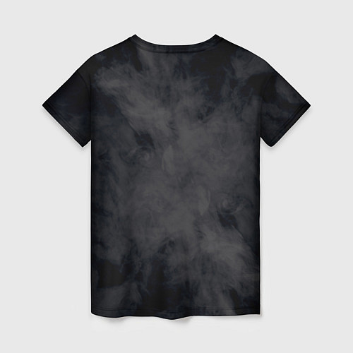 Женская футболка РОЗЫ ROSES SMOKE / 3D-принт – фото 2