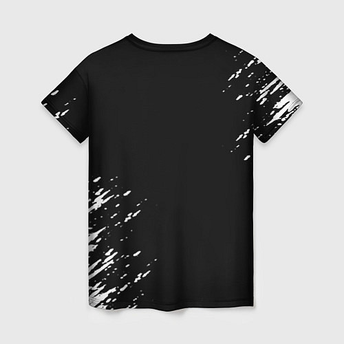 Женская футболка Черный клевер / 3D-принт – фото 2