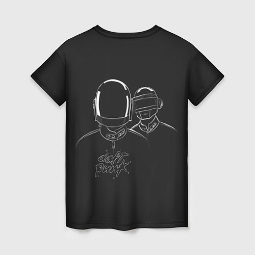 Женская футболка Daft Punk / 3D-принт – фото 2