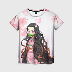 Футболка женская НЕЗУКА NEZUKO, цвет: 3D-принт
