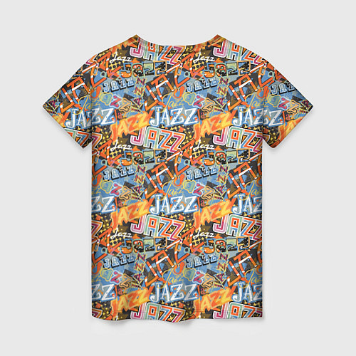 Женская футболка Jazz / 3D-принт – фото 2