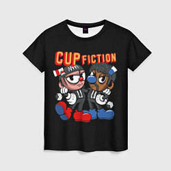 Женская футболка CUP FICTION