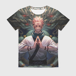 Женская футболка МАГИЧЕСКАЯ БИТВА SUKUNA