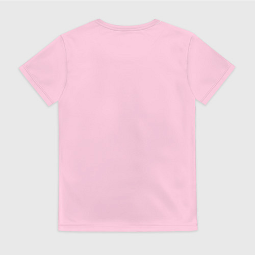 Женская футболка Лама с цветами / 3D-принт – фото 2