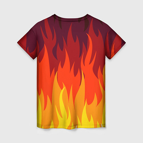 Женская футболка Меха скелет Steampunk Fire Z / 3D-принт – фото 2