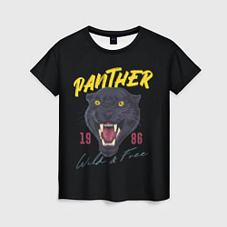 Женская футболка Пантера 1986
