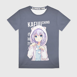 Женская футболка Чино Кафу Chino Kafuu