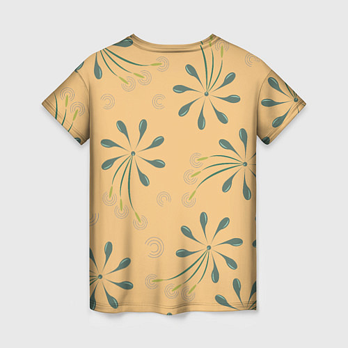 Женская футболка Пестики тычинки / 3D-принт – фото 2