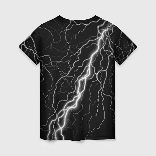 Женская футболка Король и Шут: молния / 3D-принт – фото 2
