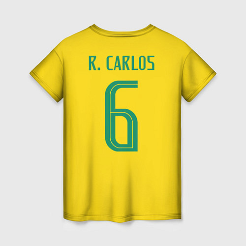 Женская футболка Р Карлос футболка сборной / 3D-принт – фото 2