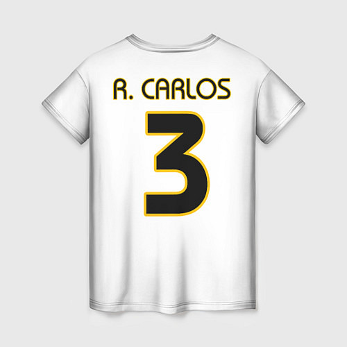 Женская футболка Р Карлос футболка Реала / 3D-принт – фото 2
