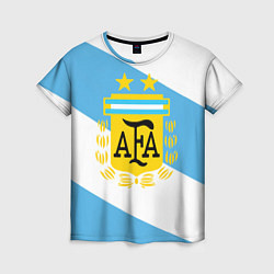 Футболка женская Сборная Аргентины спина, цвет: 3D-принт