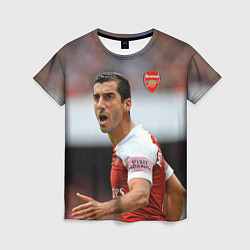 Женская футболка H Mkhitaryan Arsenal