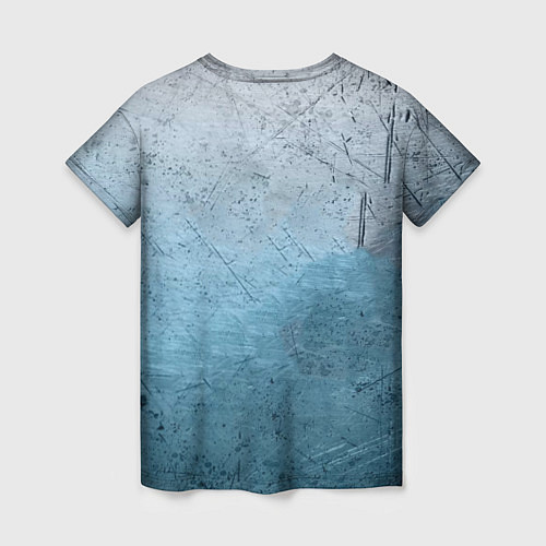 Женская футболка Blue Glass / 3D-принт – фото 2