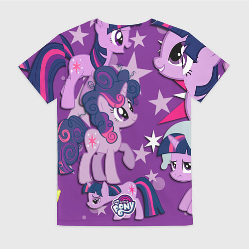 Женская футболка Twilight Sparkle / 3D-принт – фото 2