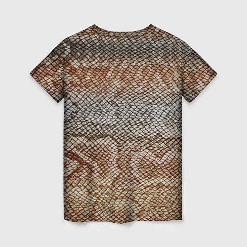 Женская футболка Snake skin / 3D-принт – фото 2