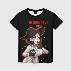 Футболка женская Resident Evil Димитреску, цвет: 3D-принт