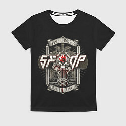 Футболка женская Five Finger Death Punch, цвет: 3D-принт