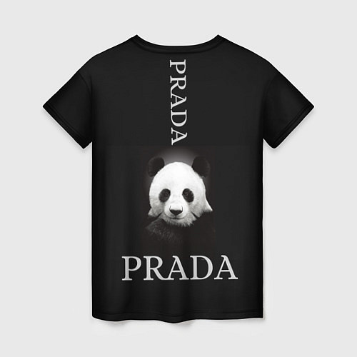 Женская футболка PANDA PRADA / 3D-принт – фото 2