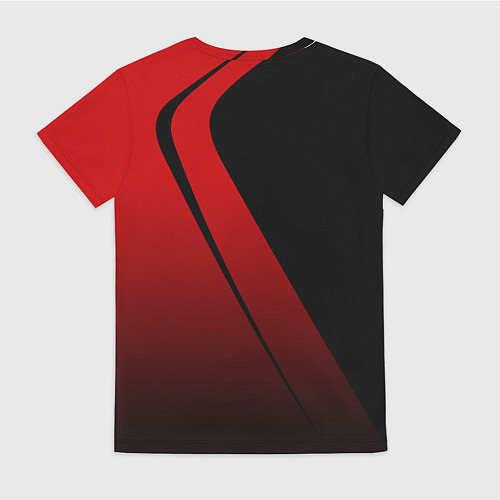 Женская футболка TESLA MOTORS ТЕСЛА / 3D-принт – фото 2