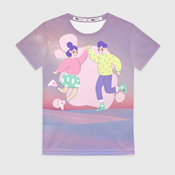 Футболка женская Best friends, цвет: 3D-принт