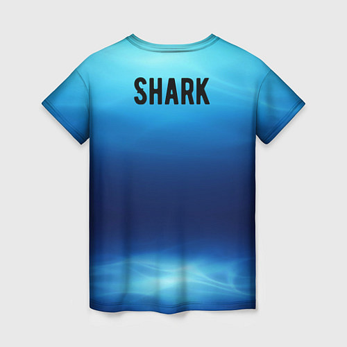 Женская футболка Shark / 3D-принт – фото 2