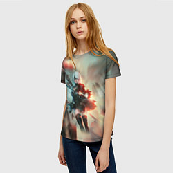 Футболка женская 2B Nier Automata Z, цвет: 3D-принт — фото 2