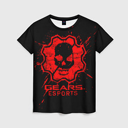 Футболка женская Gears esports, цвет: 3D-принт