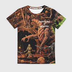 Женская футболка Dungeons and Dragons Схватка