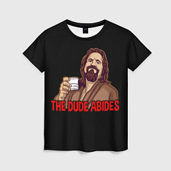 Футболка женская The Dude Abides Lebowski, цвет: 3D-принт